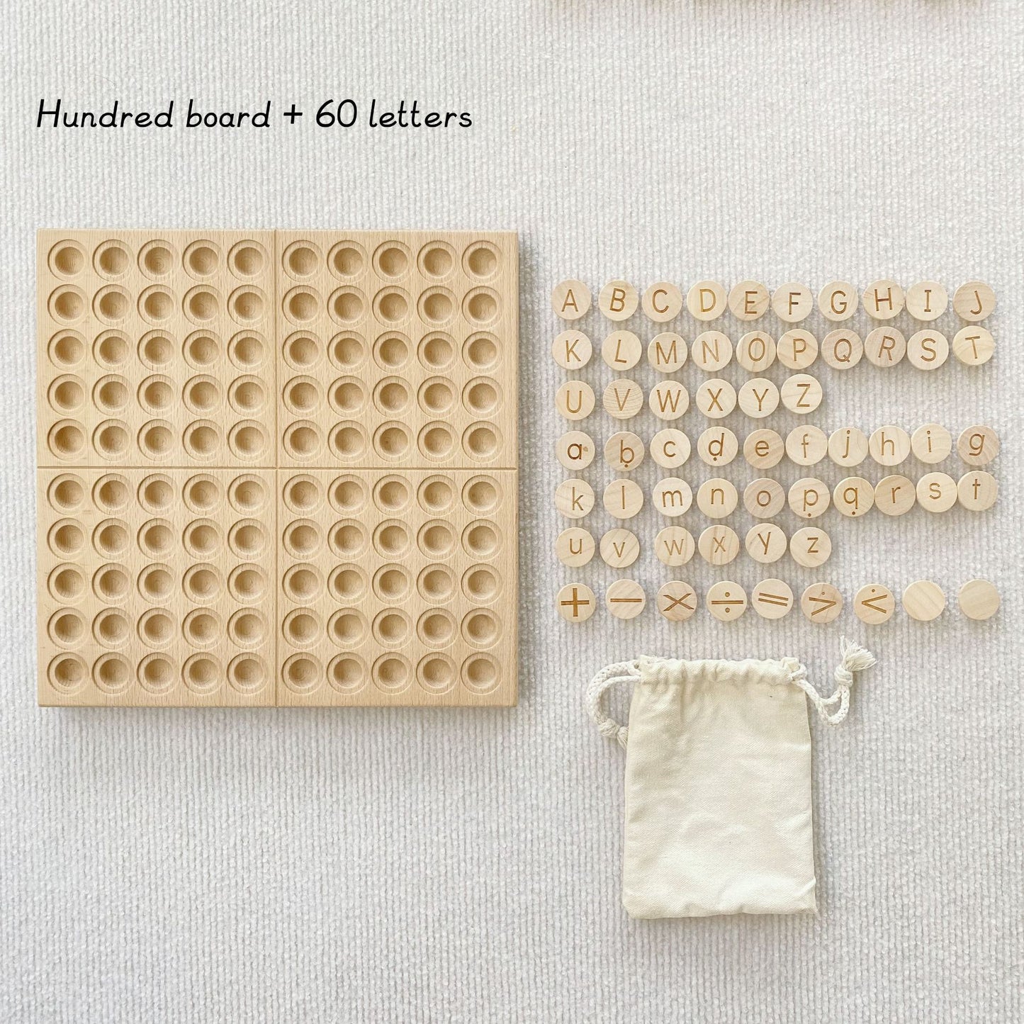 Montessori Counting & Number Board – Early Maths, Sorting & Number Sense (Ages 4–6)