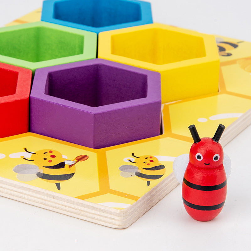 Montessori Magnetic Bee Sorting Set – Sensory Play, Fine Motor & Cognitive Development (Ages 3–6+)