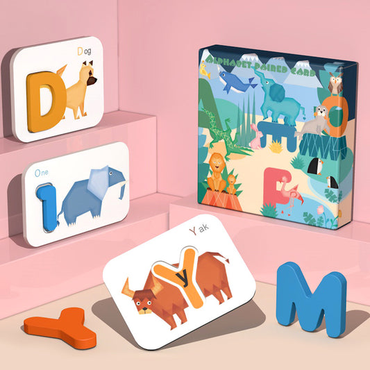 Montessori Alphabet Paired Cards – Early Literacy & Cognitive Development (Ages 3–6 Years)