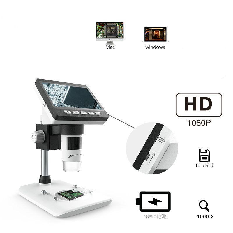 Digital STEM Microscope – Science Discovery & Cognitive Development (Ages 6–8+ Years)