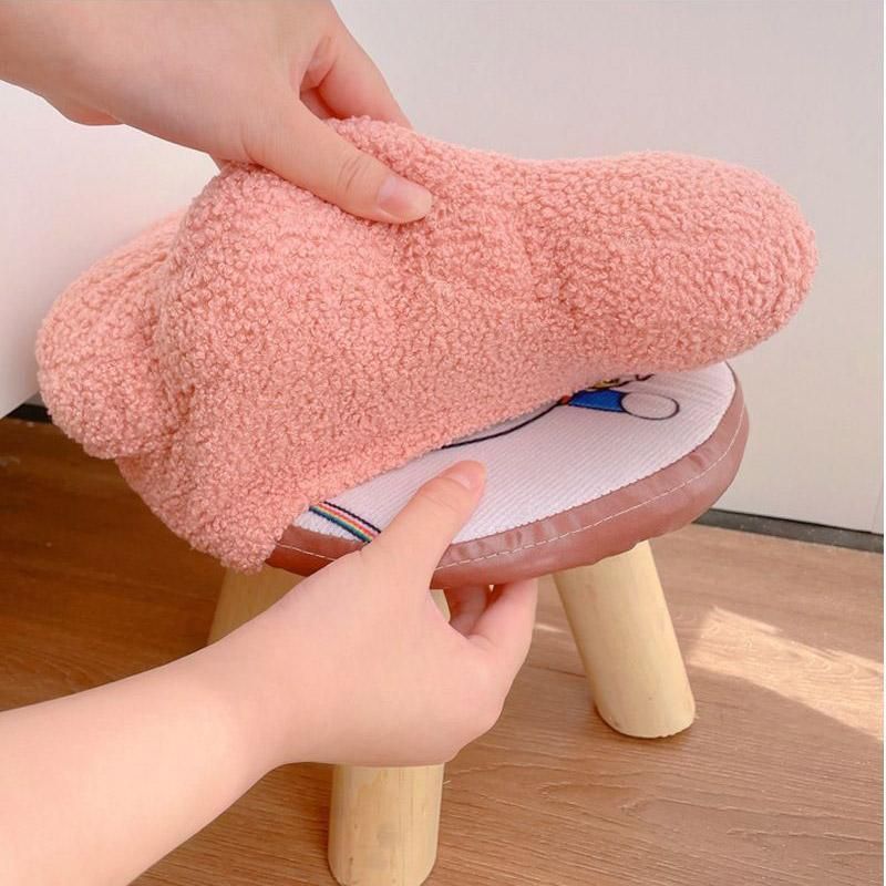 Flower Stool Chair – Plush Low Seating Footrest & Decorative Ottoman Yellow