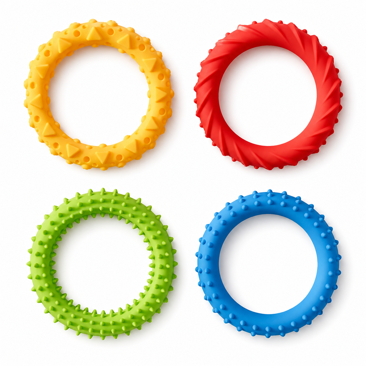 Chenxi Kids Sensory Bracelet Toy 4 Pack – Magnetic Silicone Fidget Stress Relief Toys