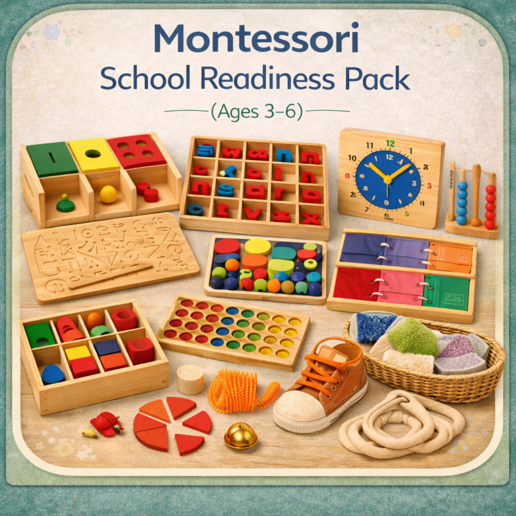 Montessori School Readiness Pack (3-6 Years)