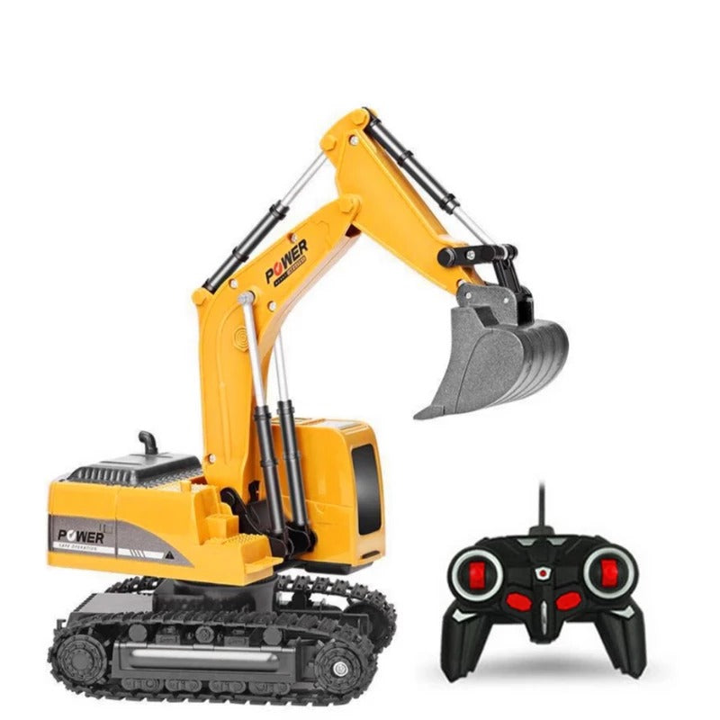 Wireless Remote Control Excavator Imaginative Construction Toy (Ages 3–8)