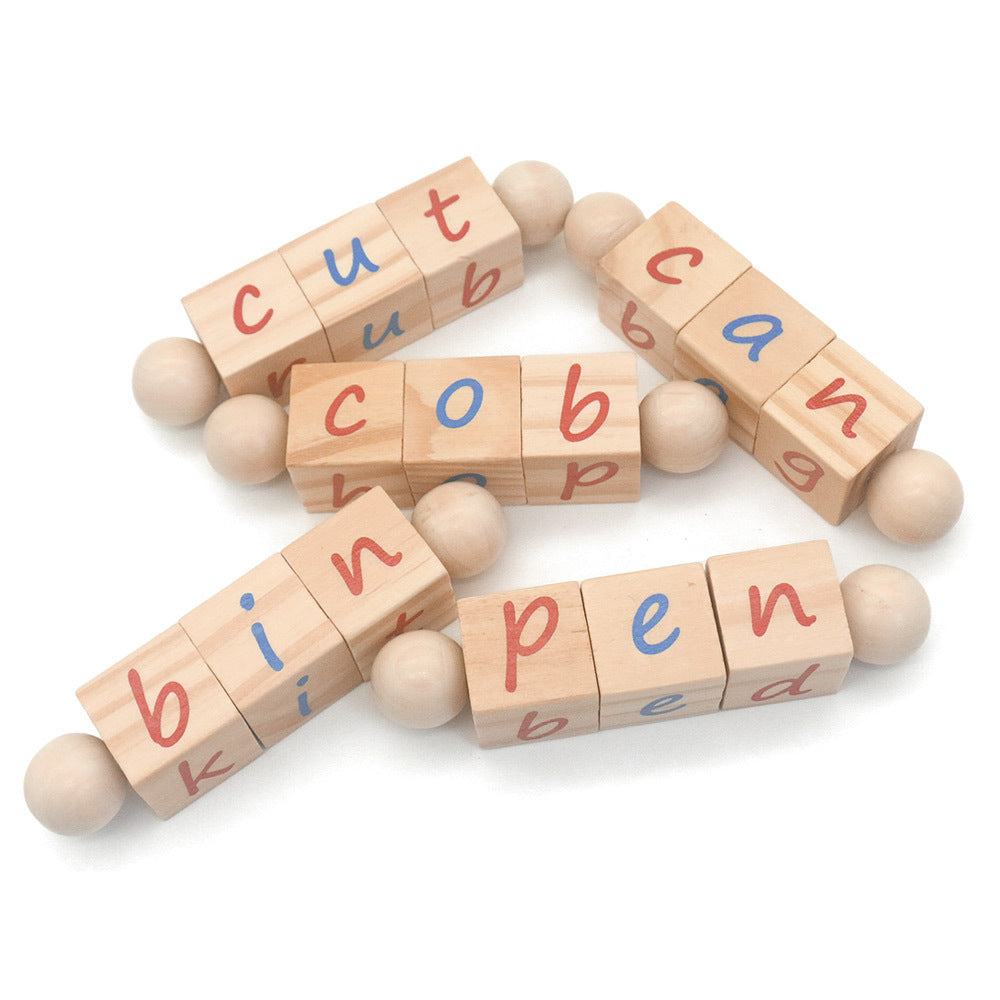 Montessori Word Building Blocks – Early Reading & Literacy Development (Ages 4–6+ Years)