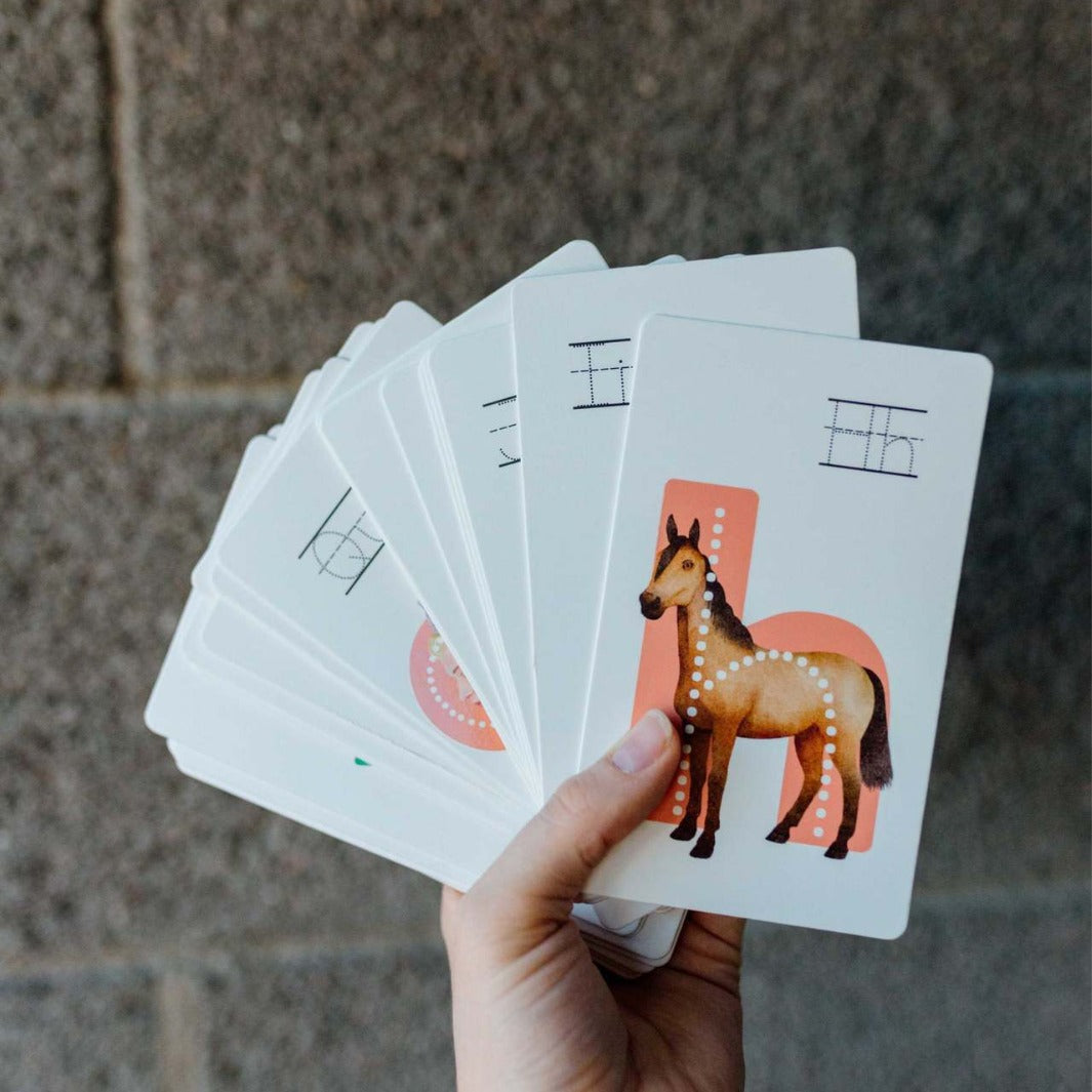 Early Literacy Handwriting Practice Cards (Ages 4–6+)