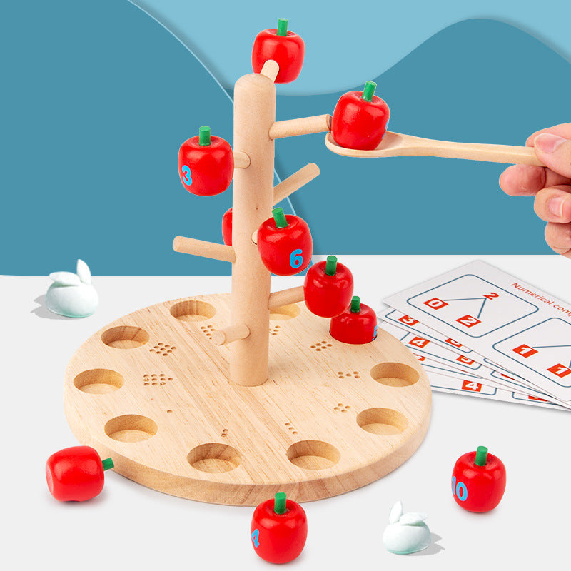 Montessori Apple Number Tree – Early Numeracy & Fine Motor Development (Ages 3–6 Years)