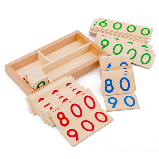 Early Numeracy Number & Counting Card Set – Montessori Math Resource (Ages 4–8 Years)