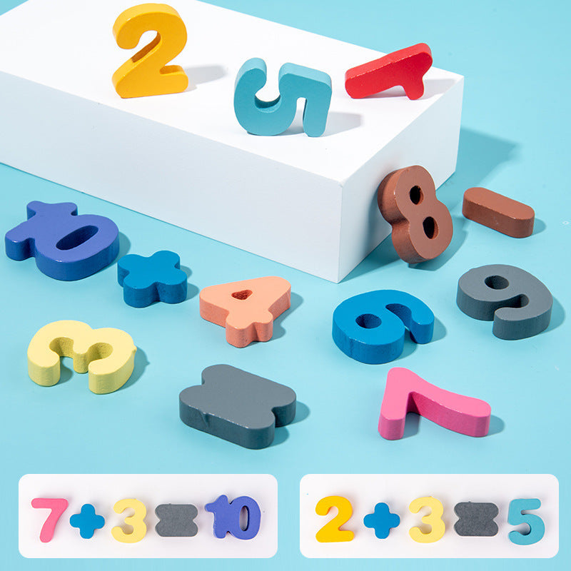 Montessori Literacy & Numeracy Activity Puzzle Board – Fine Motor & Early Learning Development (Ages 2–4+)