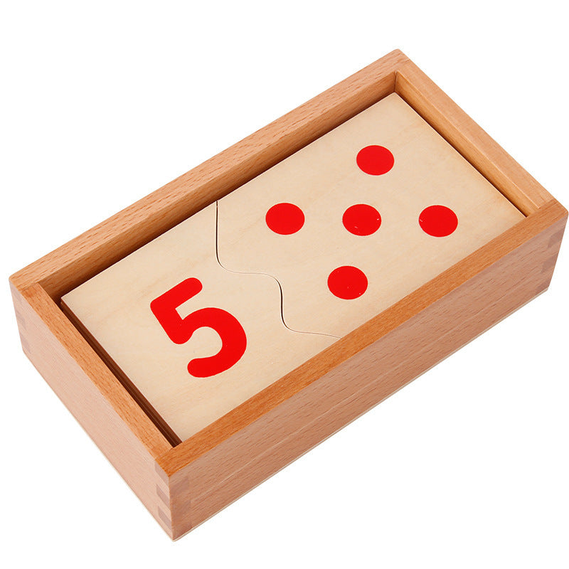 Montessori Number Match Puzzle – Early Numeracy Development (Ages 3–4+ Years)