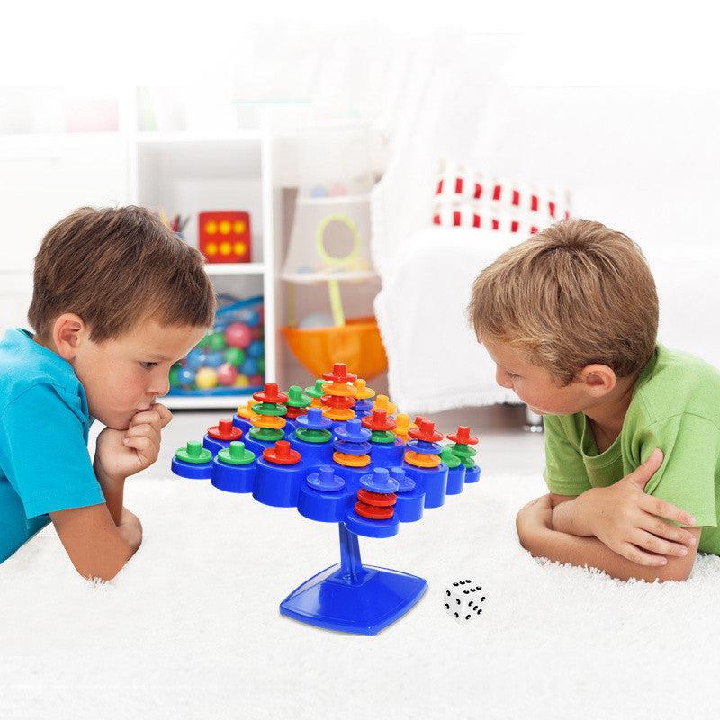Montessori Rotating Stacking Strategy Game – Fine Motor, Logic & Interactive Play (Ages 4–8 Years)