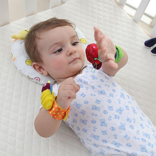 Infant Sensory Wrist Rattles – Early Brain &amp; Fine Motor Development Toy (Ages 0–12 Months)