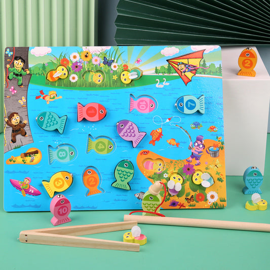 Magnetic Fishing Counting Game – Early Numeracy & Fine Motor Coordination (Ages 3–6+)