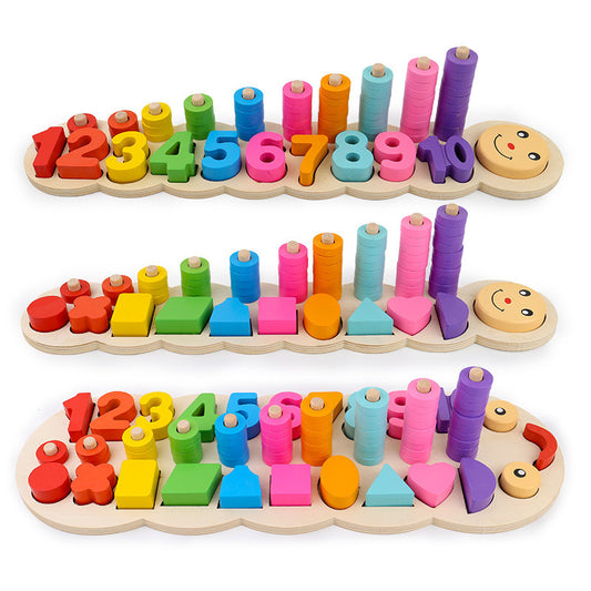 Early Numeracy Stacking Toy – Cognitive, Counting & Fine Motor Development Toy (Ages 2–4)
