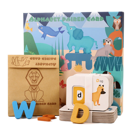 Montessori Alphabet Paired Cards – Early Literacy & Cognitive Development (Ages 3–6 Years)