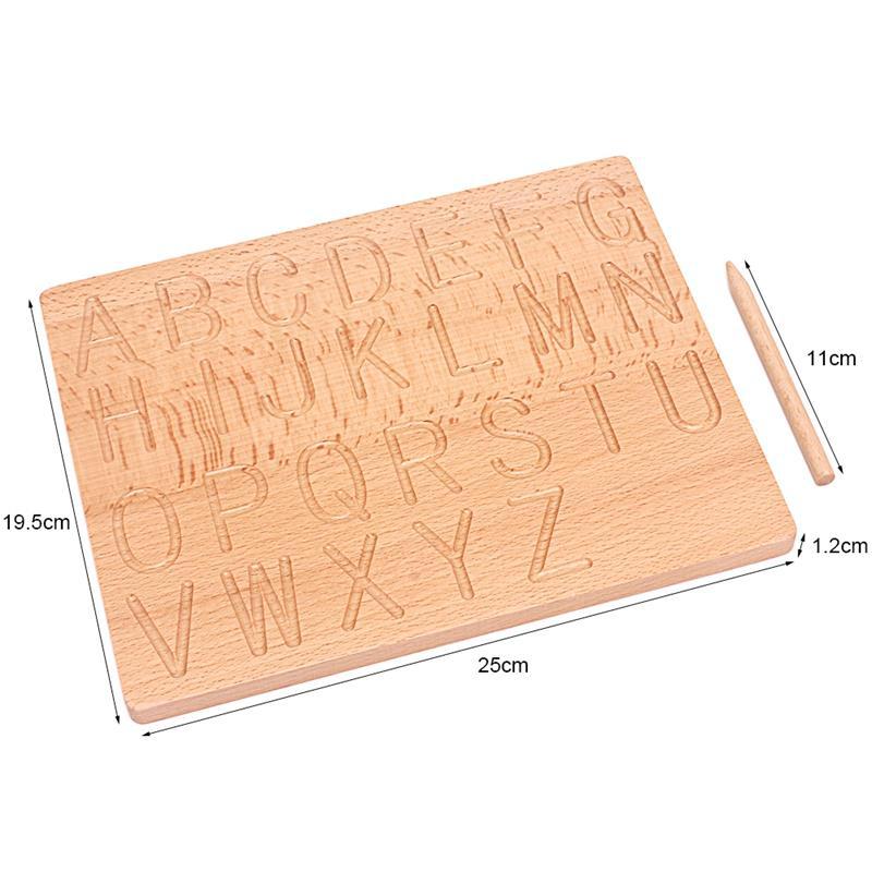 Montessori Letter & Number Tracing Board – Pre-Writing, Fine Motor & Early Learning Support (Ages 4–6+)