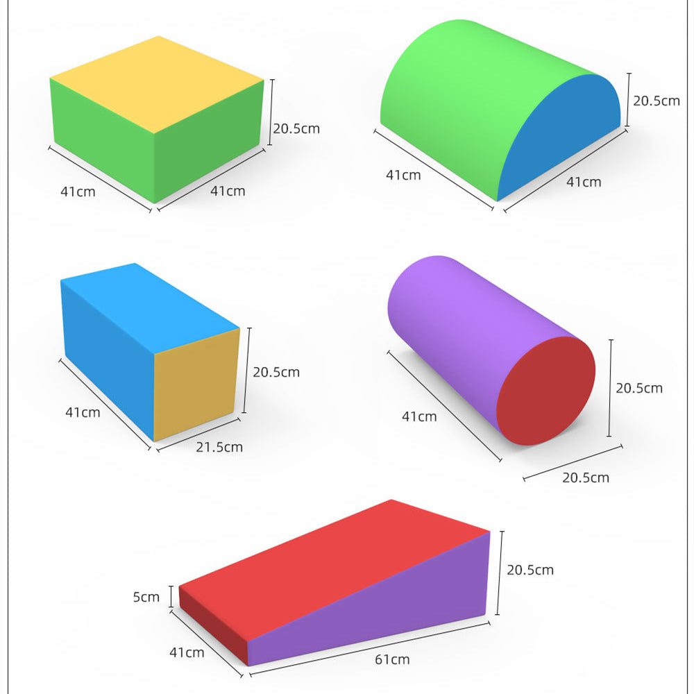 Sensory Integration Indoor Soft Play Training Set (Ages 2–6)