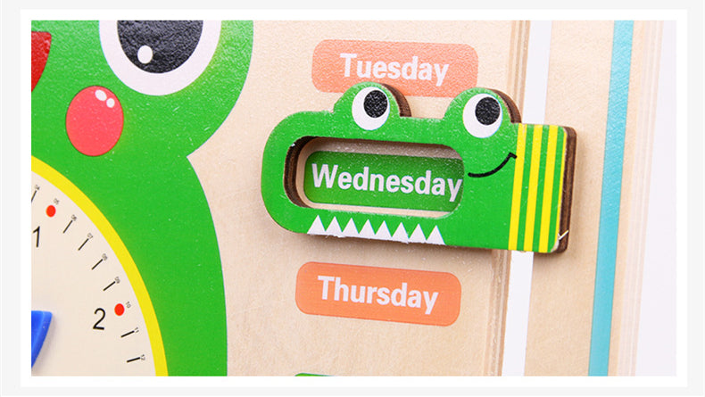 Weather & Daily Routine Activity Board – Practical Life Skills & Cognitive Development (Ages 3–6+)