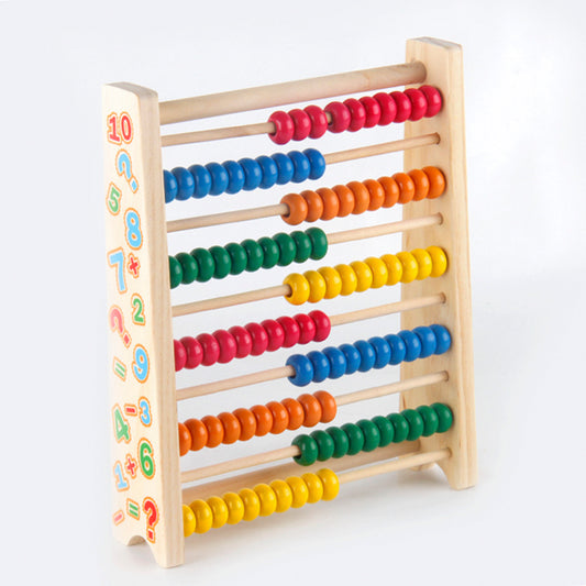 Montessori Wooden Maths Abacus – Counting &amp; Number Skills Toy (Ages 3–6)