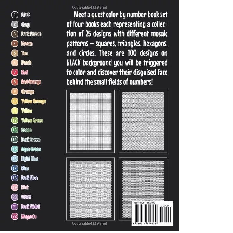 Colour By Numbers Art Set – Focus & Creativity Builder (Ages 7–8+)