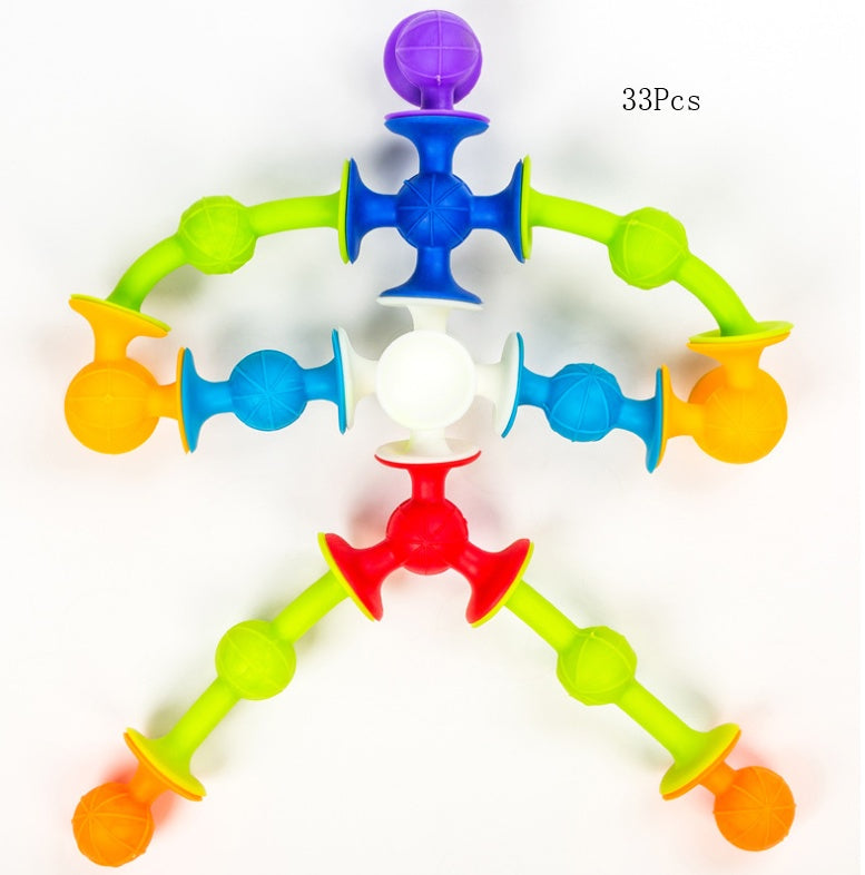 STEM Suction Construction Builder – Fine Motor & Cognitive Skills Toy (Ages 3–6)