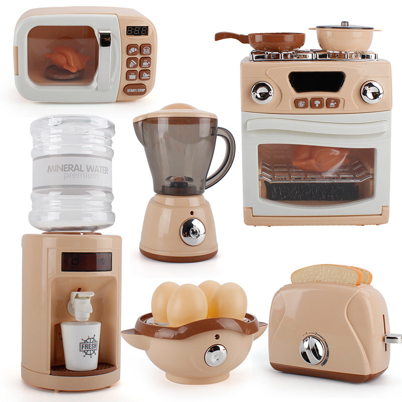 Practical Life Role Play Kitchen Appliance & Cookware Set (Ages 3–6+)