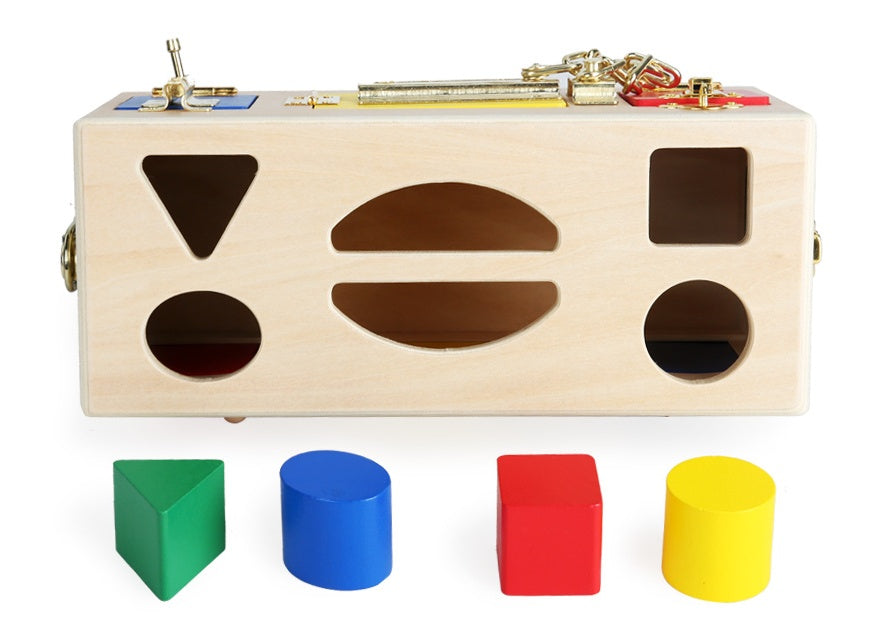 Montessori-style Toddler Sorting & Matching Block Set (Ages 1–2)