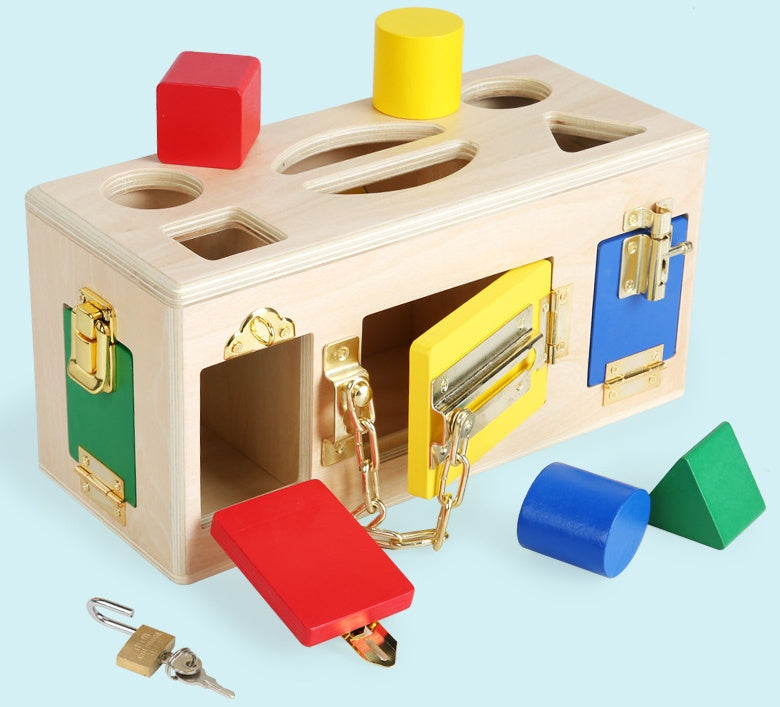Montessori-style Toddler Sorting & Matching Block Set (Ages 1–2)