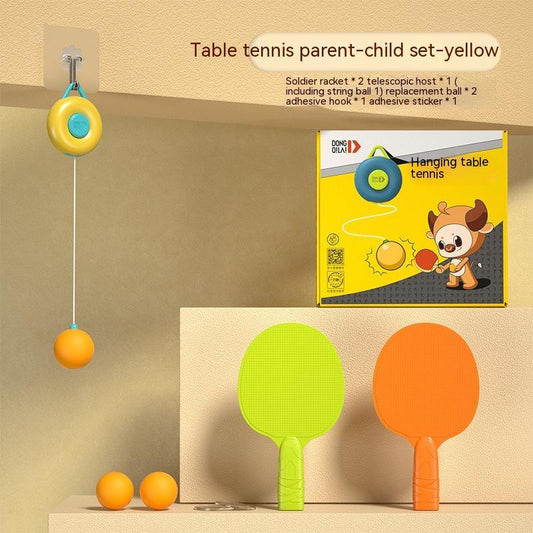 Hanging Table Tennis Coordination & Hand Strength Set (Ages 5–8+)