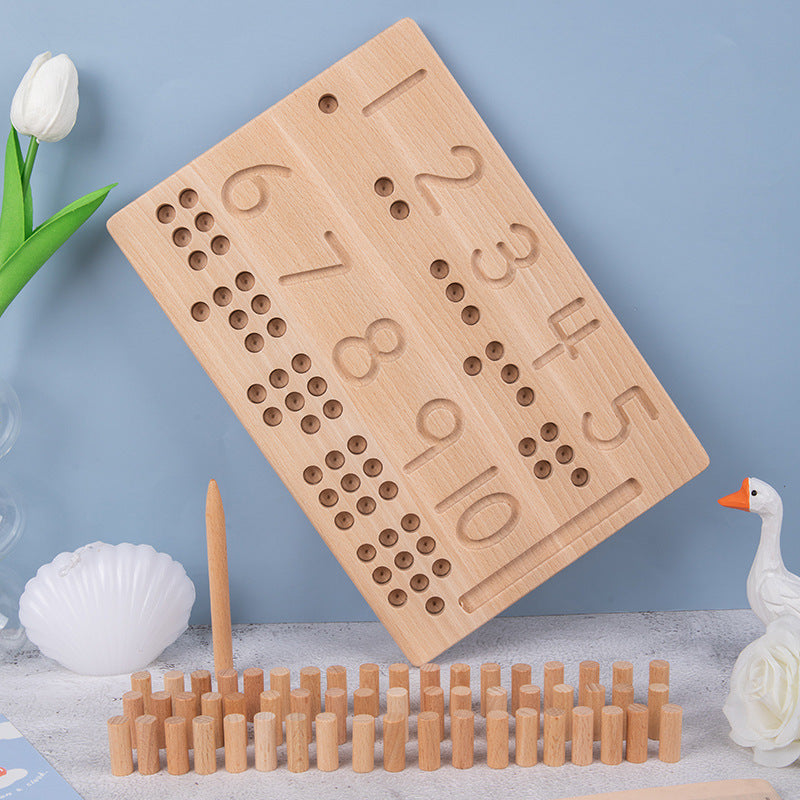 Montessori Numeracy Concept Board – Early Counting & Number Foundations (Ages 4–6+)
