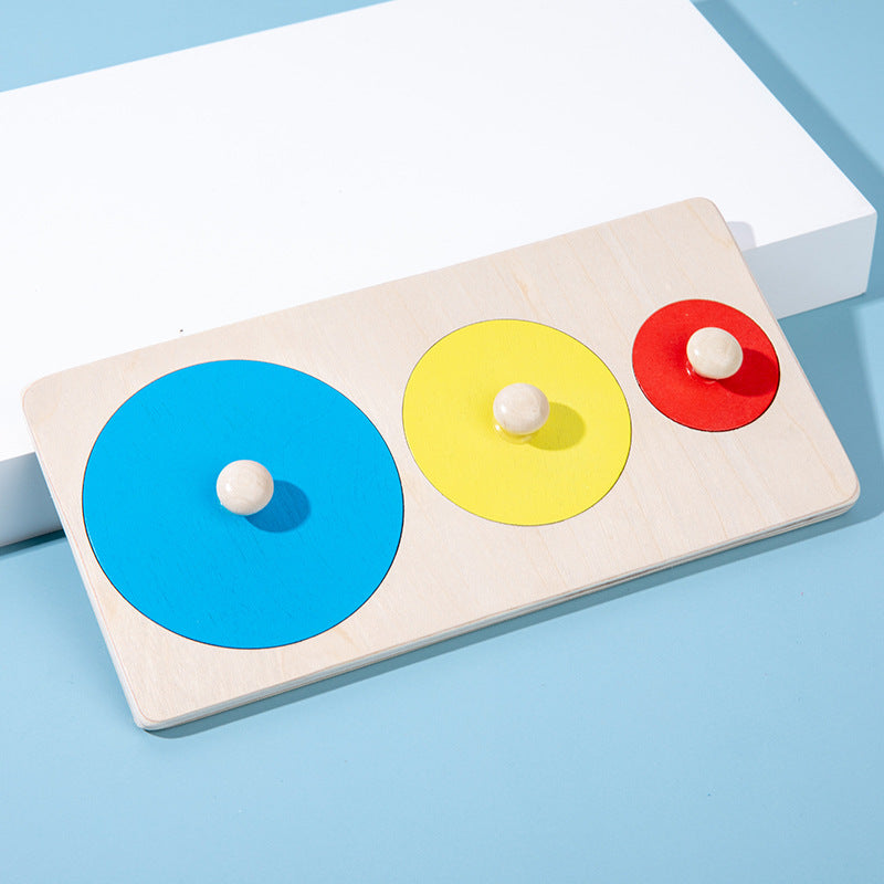 Montessori Geometric Puzzle Set – Cognitive, Sensory & Fine Motor Development (Ages 2–4)