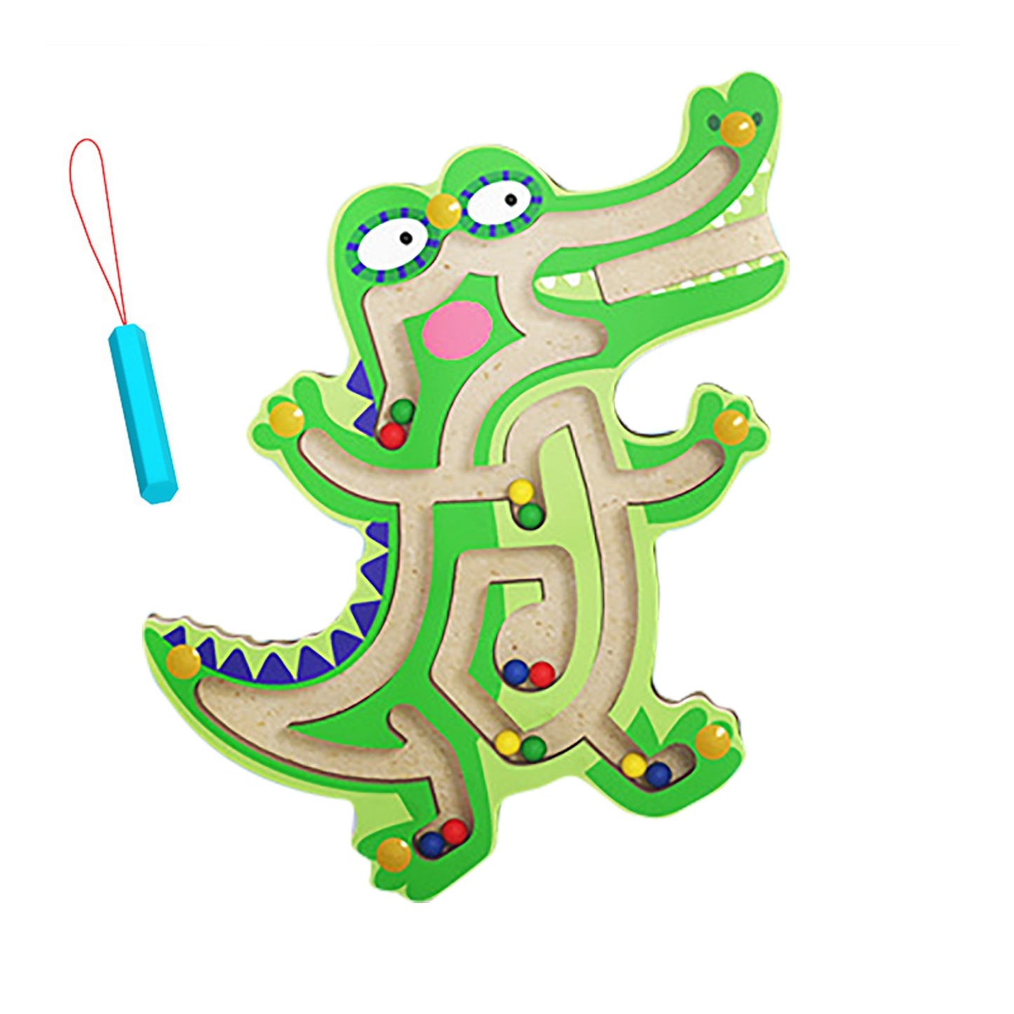 Magnetic Maze Fine Motor Board – Pre-Writing & Hand-Eye Coordination Development (Ages 3–6+)