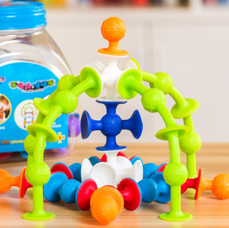 STEM Suction Construction Builder – Fine Motor & Cognitive Skills Toy (Ages 3–6)