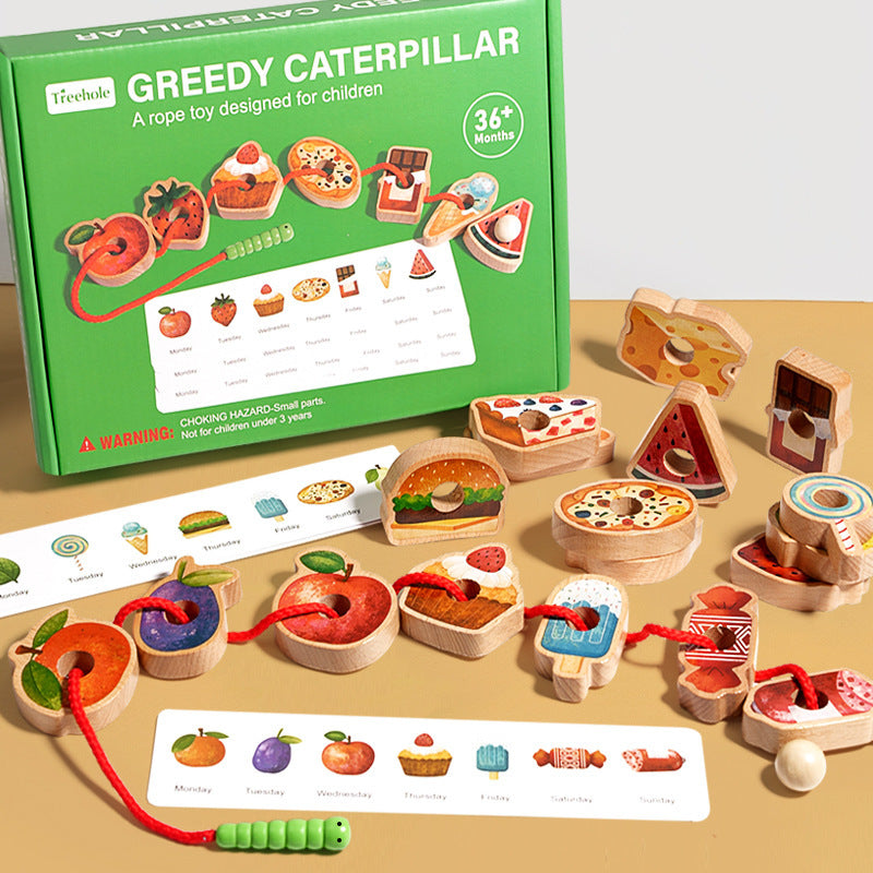 Lacing Vocabulary Sequencing Game – Early Language, Literacy & Fine Motor Development (Ages 4–6)