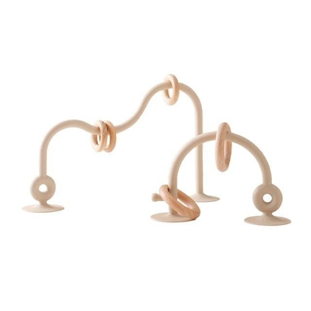 Montessori Silicone Threading Toy – Sensory & Fine Motor Development (Ages 0–2 Years)