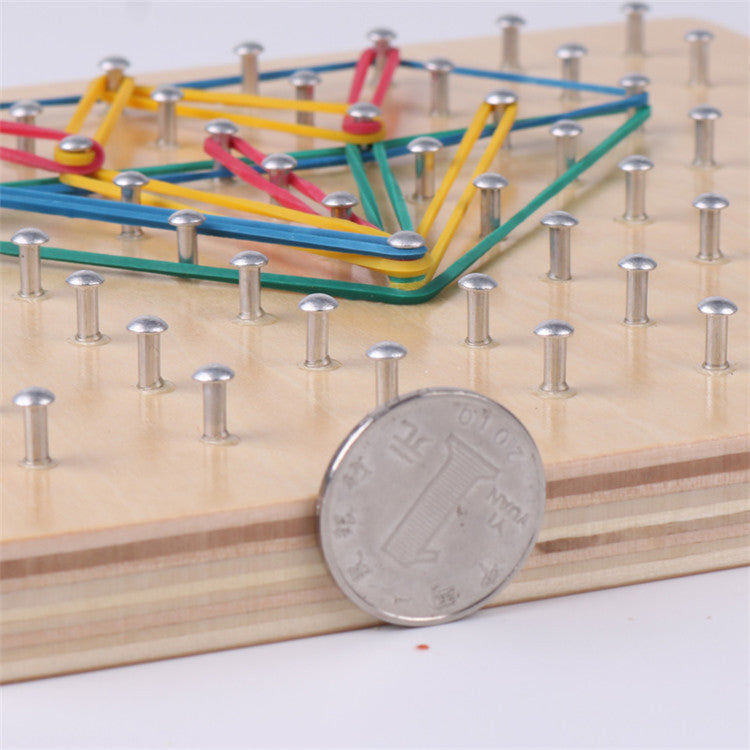 Montessori Geoboard Sensory Set – Fine Motor, Visual-Spatial & Calming Pattern Play (Ages 2–6+)