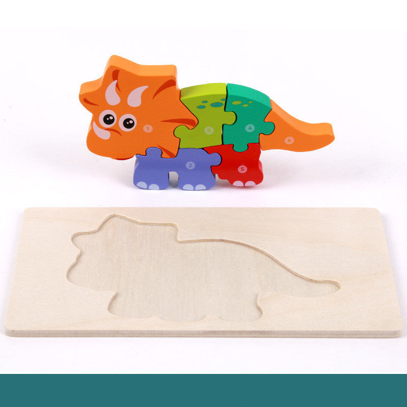 Montessori Numbered Animal Puzzle Set – Fine Motor & Sensory Development (Ages 2–4 Years)