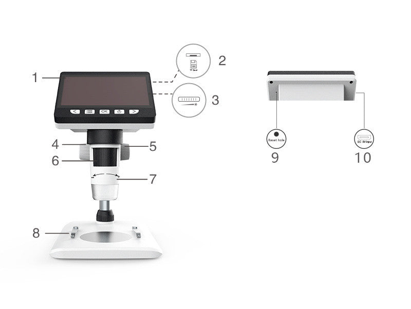 Digital STEM Microscope – Science Discovery & Cognitive Development (Ages 6–8+ Years)