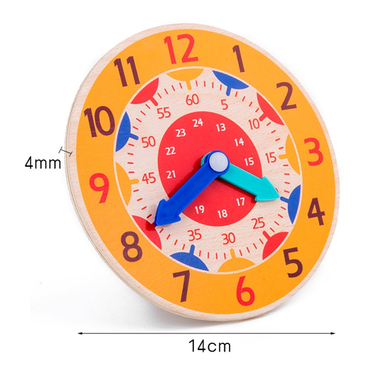 Montessori Wooden Learning Clock – Time Telling & Numeracy Development (Ages 4–8 Years)