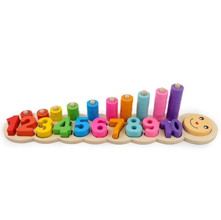 Early Numeracy Stacking Toy – Cognitive, Counting & Fine Motor Development Toy (Ages 2–4)