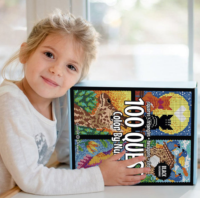 Colour By Numbers Art Set – Focus & Creativity Builder (Ages 7–8+)