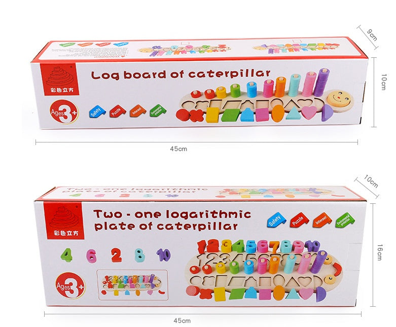 Early Numeracy Stacking Toy – Cognitive, Counting & Fine Motor Development Toy (Ages 2–4)