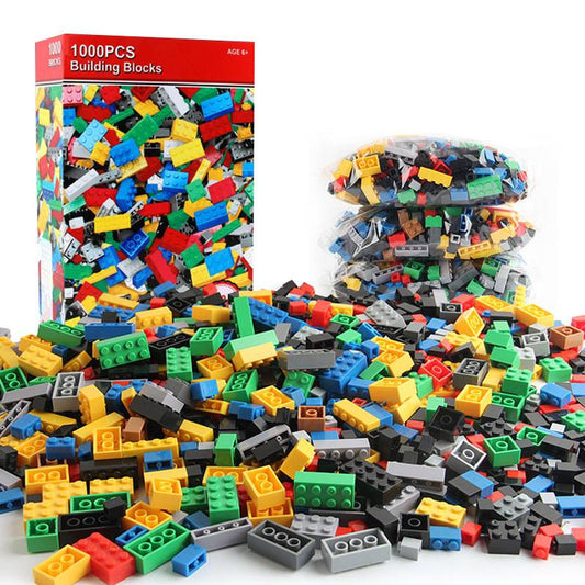 1000-Piece Construction Blocks Set – STEM Cognitive & Fine Motor Skills Builder (Ages 4–8)