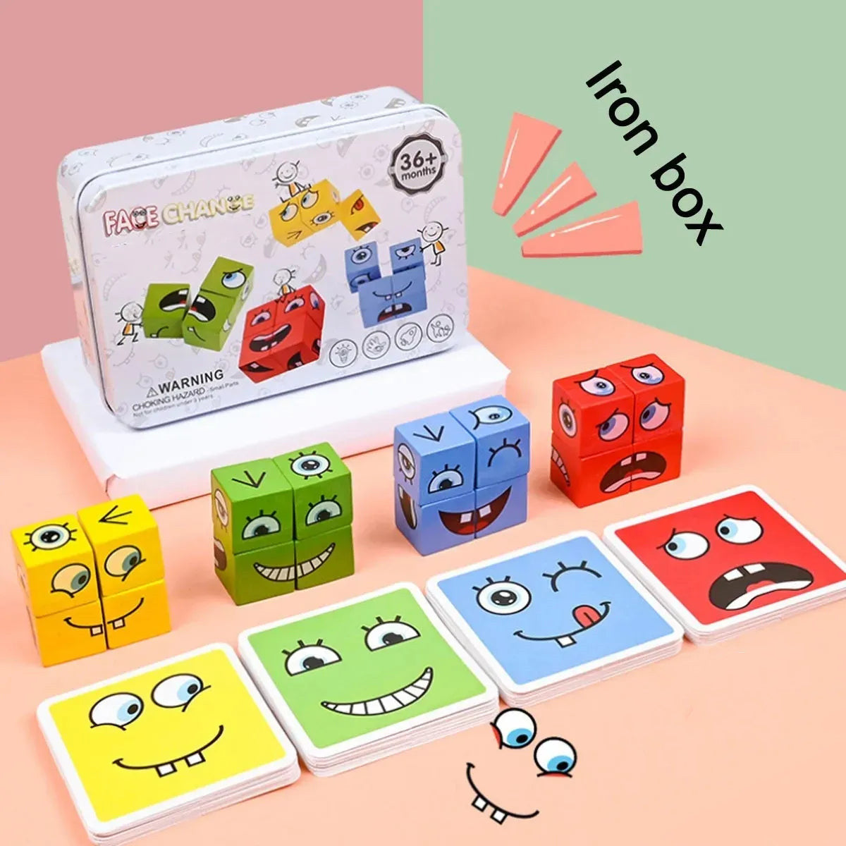 Emotion Expression Block Game – Emotional Intelligence & Sensory Regulation Play (Ages 4–8)
