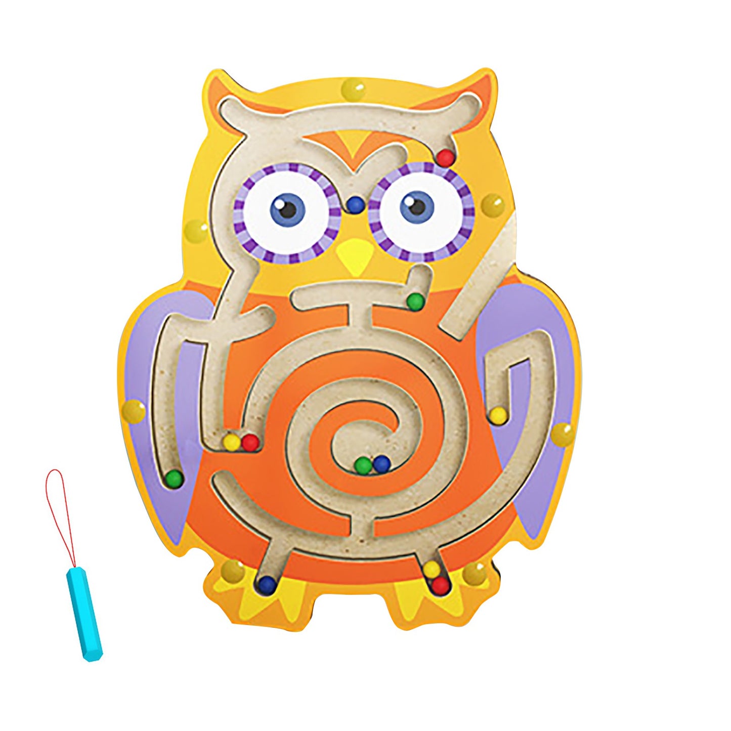 Magnetic Maze Fine Motor Board – Pre-Writing & Hand-Eye Coordination Development (Ages 3–6+)