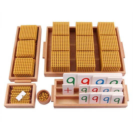 Montessori Multiplication Bead Cube Set – STEM Maths, Number Sense & Cognitive Learning (Ages 5–8+)