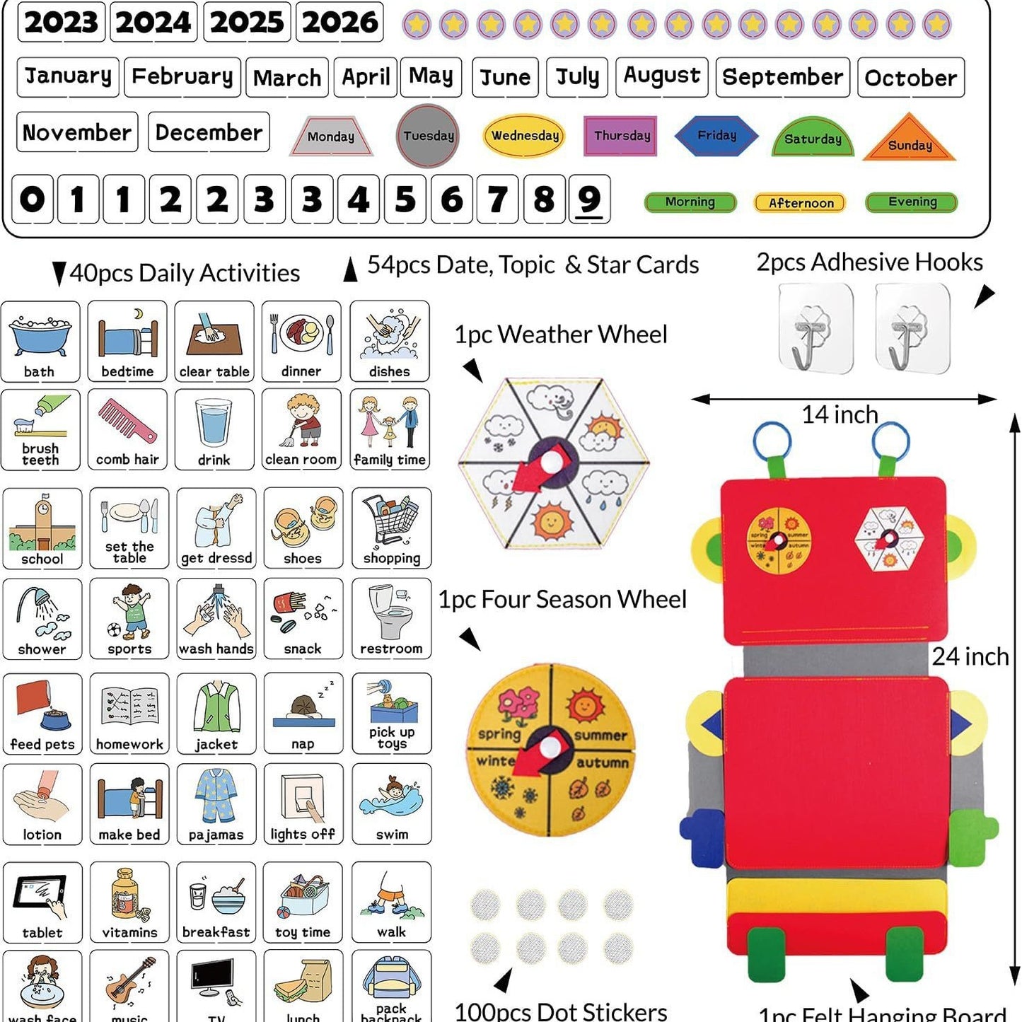 Visual Routine Planning Board – Practical Life Structure, Independence & Emotional Regulation (Ages 3–8)