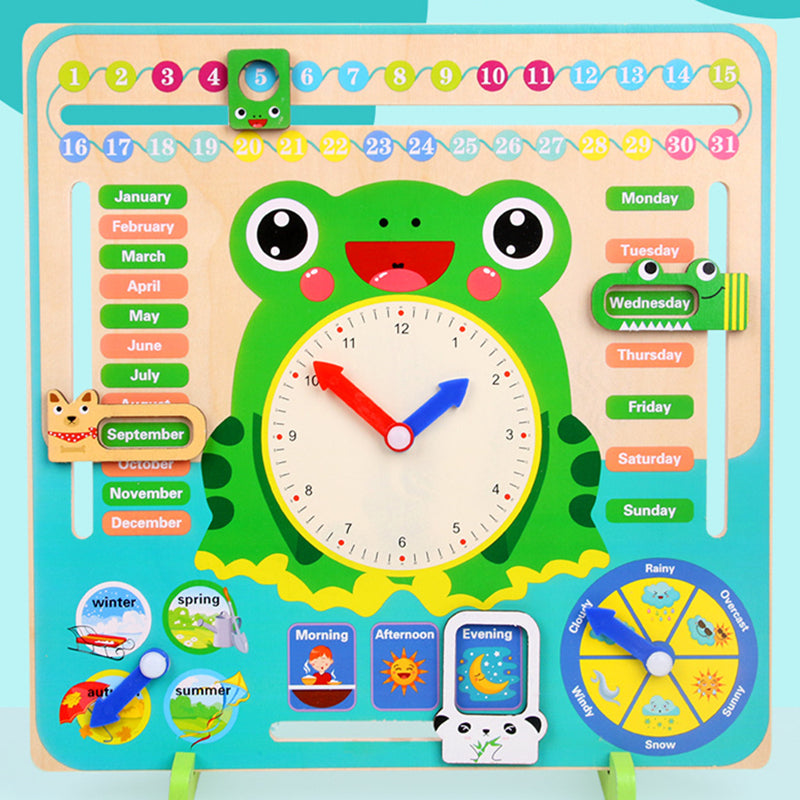 Weather & Daily Routine Activity Board – Practical Life Skills & Cognitive Development (Ages 3–6+)