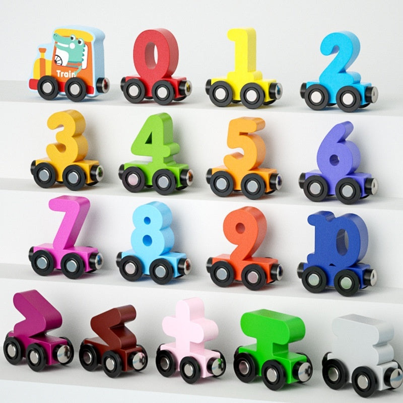 Montessori Number Train – Counting & Number Recognition Toy (Ages 1–4)