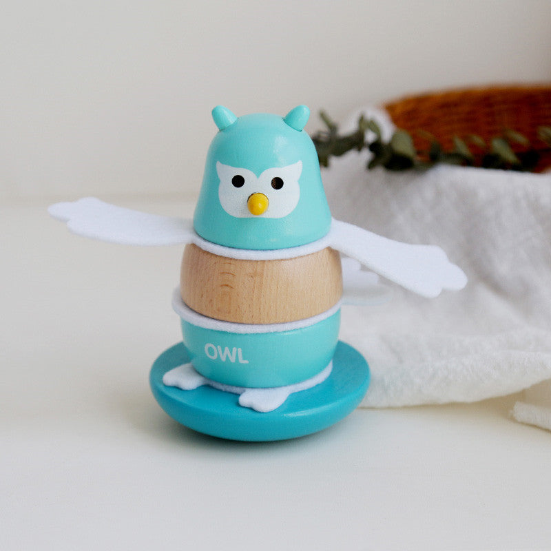 Montessori Wooden Stacking Ring Set – Cognitive & Fine Motor Development (Ages 1–3 Years)